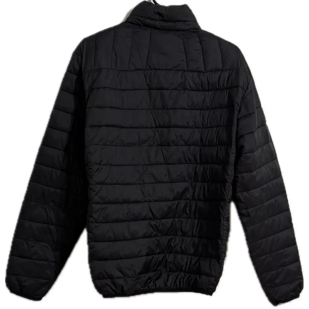 Hawke &‎ Co Black Quilted Puffer Jacket with High Collar